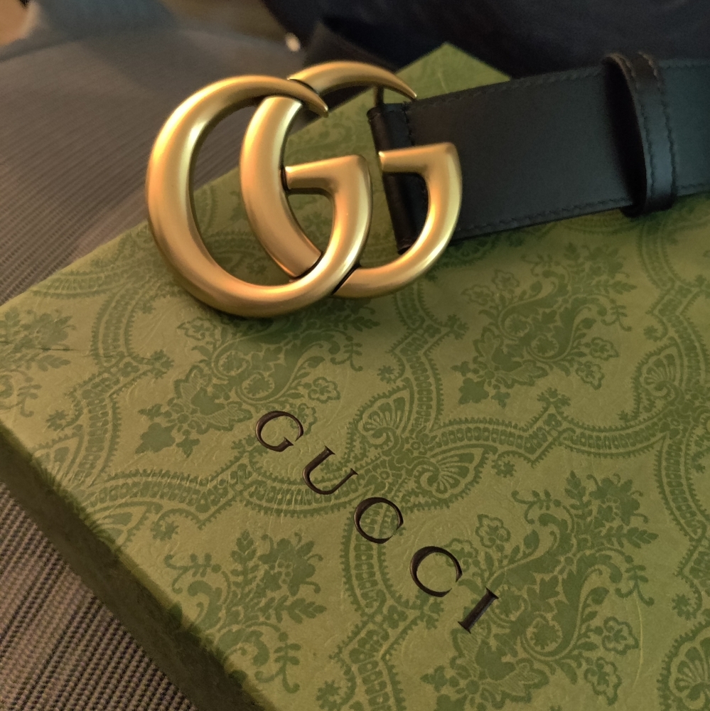 Classic wide Gucci marmont belt authentic with proof of purchase 95cm